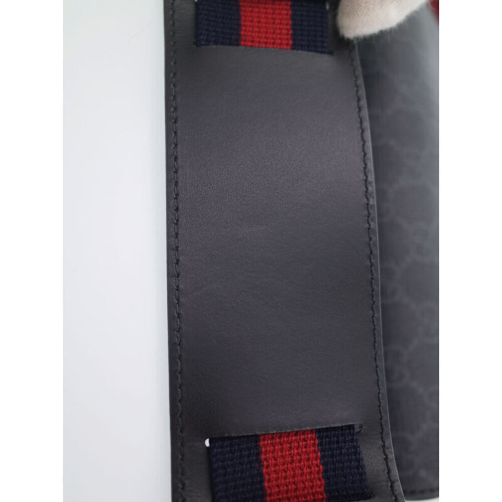 GUCCI GG Supreme Messenger Crossbody Bag Shoulder Black - Picture 8 of 9